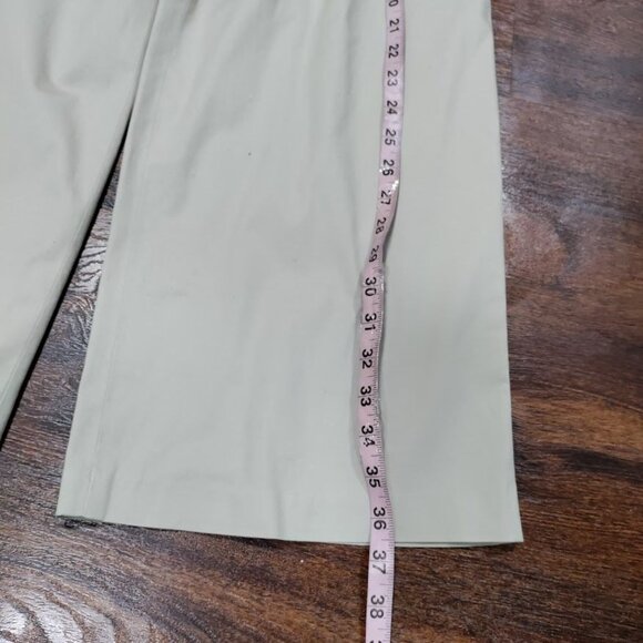 Halogen Women's Beige Pleated Front  High Waisted Wide Leg Trouser Size 0 - Picture 10 of 11